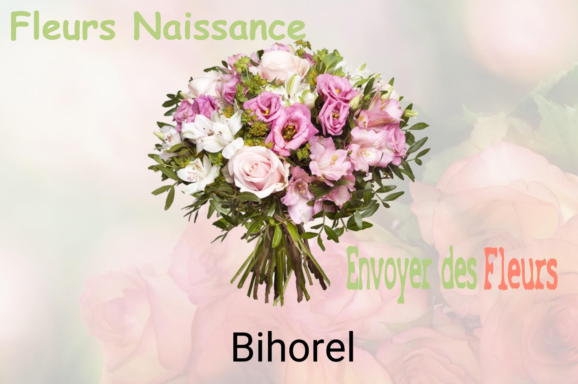 Bouquet de fleurs de naissance livré à Bihorel